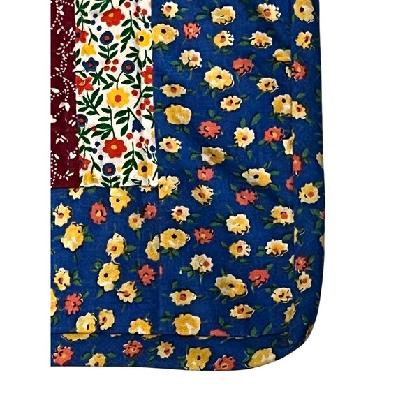 Handmade Patchwork Quilted Chair-Wall Hanging By Marden Jones XOXO - Picture 5 of 10